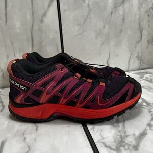 SALOMON XAPRO Girls size 3 Purple/Pink  Comfort Running Training Shoes 390443